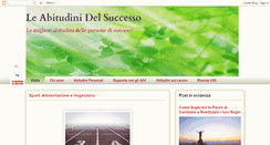Desktop Screenshot of leabitudinidelsuccesso.com
