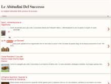 Tablet Screenshot of leabitudinidelsuccesso.com